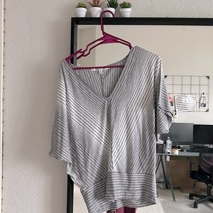 Max Studio V neck blouse; still have lots of life